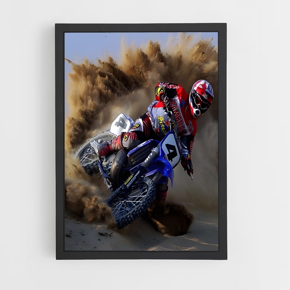 Poster Ride the Waves – affiche Motocross freestyle (vue 2)